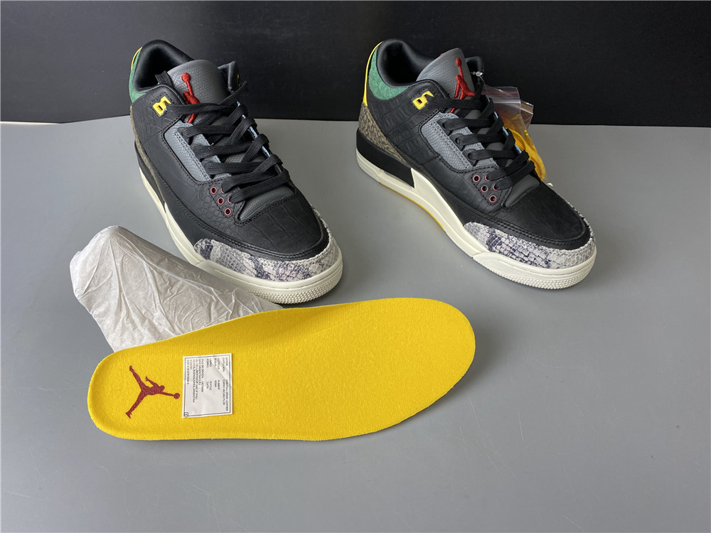 Air Jordan 3 SE Animal Instinct 2.0 Black Grey Shoes